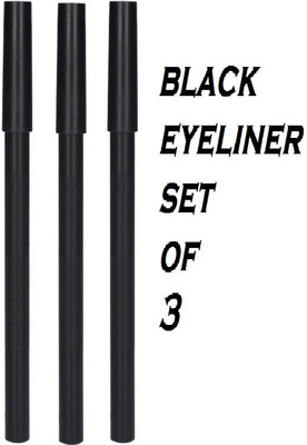GABBU New Cheap Eyeliner Soft Sensation Black Pencil Kajal 6 g(BLACK)