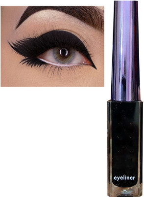 tanvi27 Eyeliner Black Evenly pigmented Long lasting Waterproof 8 ml(BLACK)