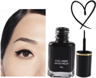 Luster Shine Eye Liquid Liner, Smudge and Waterproof 7 ml(Black)