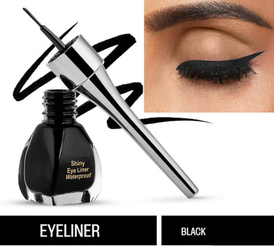 manasona Intense Drama Waterproof Eyeliner | Matte Finish | Smudge-Proof | 6 ml(BLACK)