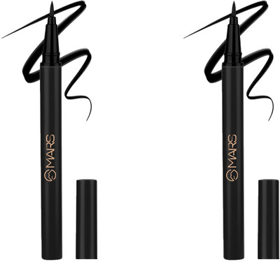 MARS City Strokes Charming Eyes Liquid Eyeliner Smooth Glide Long-lasting Eyeliner 2 ml(black)