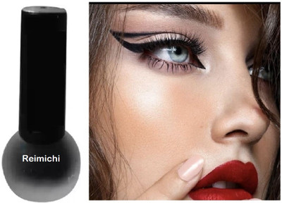 REIMICHI Liquid Eyeliner Black With Ultra-Fine Waterproof And Smooth Application 3.5 ml(Black)