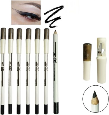 WECHARMERZ Makeup Stick For Eyes Smoothing Eye Liner Pencil 32 g((Black Pack Of-8))