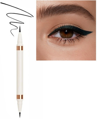 AFARAXIA Long lasting New 2-In-1 HD Matte Eyeliner for beautiful eye makuep 1.5 ml(Black)