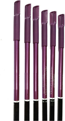 Elecsera Eyeliner Black Pack of 6pcs 2.5 g(Black)