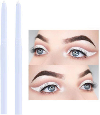Luster Shine Eyeliner Matte Finish Stays upto 10hrs Smudge & Waterproof 4 g(White)