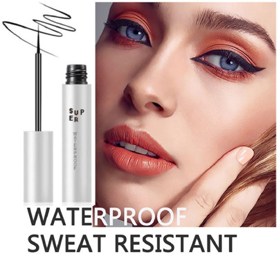 Latixmat Super Waterproof Perfect Eyeliner Liquid Eyeliner with Smudge-Proof Formula 6 ml(Black)