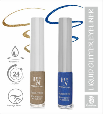 HIGHLIGHT NAILS HN-EL1-CMB (EL1-06) (EL1-05) 6 ml(GLITTER BROWN::GLITTER BLUE)