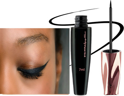 YAWI best Hyper Glossy Liquid Eye Liner waterproof and long lasting 7 ml(black)