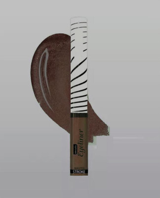 HUZURLU Shinning Eyeliner Waterproof (brown) Metallic & Shimmery Finish 5 ml(dark brown)