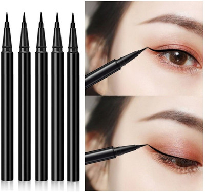 REIMICHI Black Sketch Eyeliner Long Lasting Smudge Proof & Water Proof pack of 5 12.5 g(black)