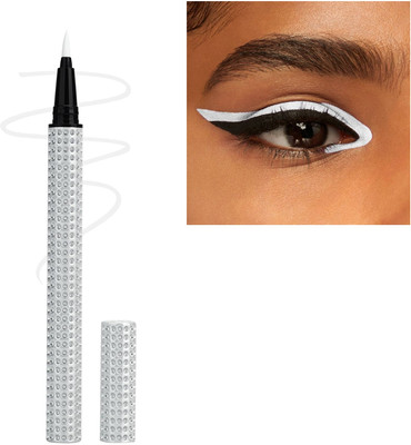 GULGLOW99 Highly Pigmented Sketch Pen Smudge Proof Eyeliner - Matte Finish, Light Weight, 0.35 g(WHITE)