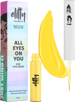 Elitty Pop Color Eyeliner,Matte Finish Long Lasting Waterproof 4 ml(Honeycomb)