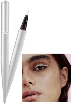 Emijun SILVER Shiny Diamond Liquid Eyeliner for Long Lasting Stay, Smudge Proof 1.5 g(SILVER)