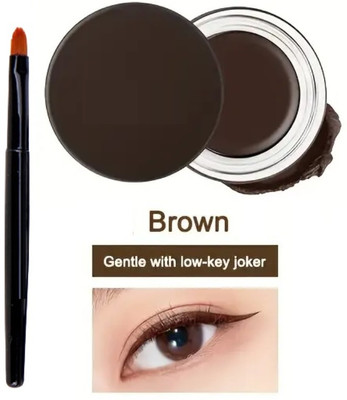 BLUEMERMAID Creamy texture 3-in-1 Gel Eyeliner With Brush 5 g(Brown)