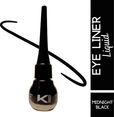 KINDED Matte Finish Smudgeproof Insta Bold Look Soothing Colour Quick Drying Eyeliner 5 ml(Midnight Black)