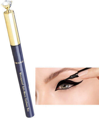ADJD Liquid Eyeliner, Black Waterproof EyeLiner Ultra precise felt tip 1.2 g(BLACK)