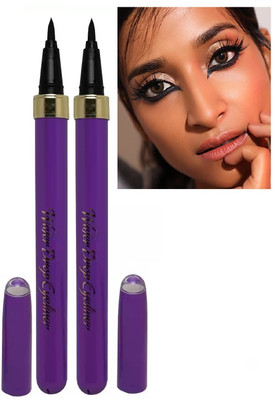 tanvi27 New Water Proof Black Liner Pen Matte Liquid Eyeliner 2.4 ml(BLACK)