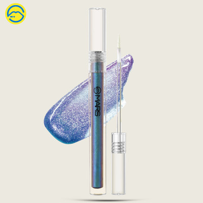 MARS Duo Chrome Quick Dry Liquid Eyeliner, Northern Lights Effect & Rich Pigmentation 1.5 ml(04-GALACTIC TWILIGHT)