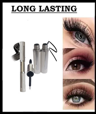 Sheny Best Quality 2 in 1 long lasting eyeliner and eye mascara 12 ml(black)