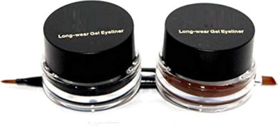 GFSU - GO FOR SOMETHING UNIQUE Long-Lasting Gel Eye Liner 2 in 1 eye makeup 6 ml(black, brown)