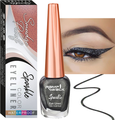Ramp Walk waterproof matte liquide eyeliner for women up to 5 to 8 hour stay 7 ml(Copper)