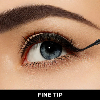 SUBIA Gloss Liquid Eye Liner Eyeliner Flexi-Tip Applicator Quick-drying 10 g(BLACK)