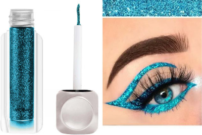 GULGLOW99 Glitter Liquid Eyeliner And Sweat-proof Color Glitter Eyeliner 3.5 g(SKY BLUE)