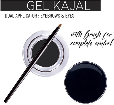 BLUEMERMAID GEL EYE LINER WITH MATTE FINISH BLACK COLOR 5 g(BLACK)