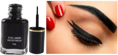 Wonholli Fade-Proof and Smudge-proof, Matte Liquid Eyeliner 7 ml(BLACK)