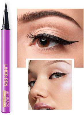 Latixmat Long Lasting Smudge-proof, Waterproof Liquid Black Sketch Eyeliner 1.5 g(Black)