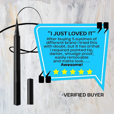 ADJD Water Proof Ultra Fine Smudge Sketch Eyeliner 2 ml(Black)