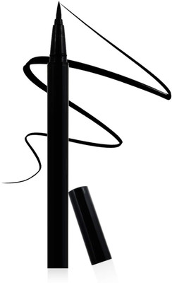AMOSFIA Jet Black Eyeliner Pen Sketch Pen Style Waterproof Long Lasting Formula 5 g(Charcoal Black)