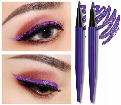 Emijun SHIMMERY & SHINY DIAMOND PURPLE EYE LINER COMBO 3 g(PURPLE)