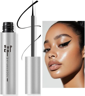 EVERERIN Waterproof Matte Finish Eyeliner Smudgeproof & Transferproof 6 ml(Jet Black)
