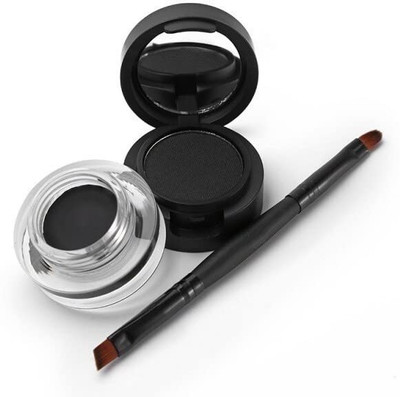 HUZURLU PROFESSIONAL MATTE BLACK CAKE KAJAL FOR ALL TYPE 7 g(black)