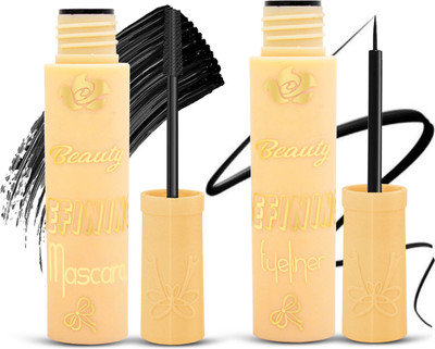 adbeni Ultimate Liquid Eyeliner Mascara , All-Day Dramatic Eyes & Smudge Proof(2 Items in the set)