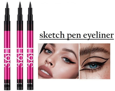 Libline Long-lasting 6H Black Waterproof Liquid Eyeliner 7.5 g(BLACK)