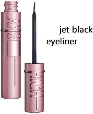 Neycare jet black eyeliner perfect color shade pack of 1 10 ml(BLACK)