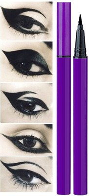 tanvi27 HD Matte Black Eyeliner Perfection In Every Stroke 2.5 ml(purple)