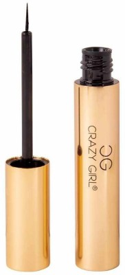 Crazy girl Professional Waterproof Long Lasting Liquid Eyeliner Black Pencil Matte Finish 5 ml(Black)