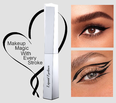 Arcanuy Waterproof Balck Eyeliner long lasting 10 ml(black)