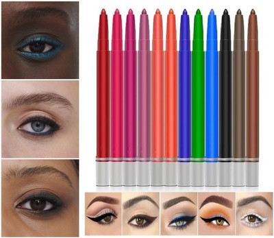 LILLYAMOR Magic Eyeliner 12 Lovely Colors to choice Pick Your Loved liner Highly Pigmented 24 g(Multicolor)