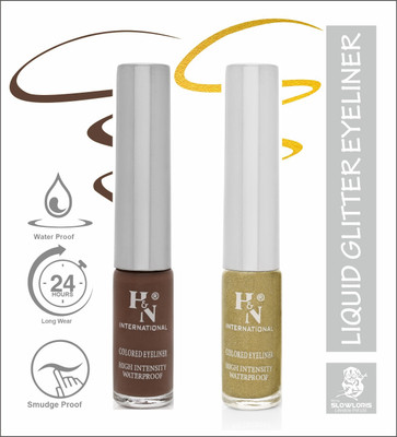 HIGHLIGHT NAILS EL1-CB (EL1-04 ) ( EL1-07)_HH 6 ml(CHERRY WOOD::GLITTER GOLDEN)