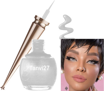 tanvi27 Silver Color Liquid Eyeliner With Quick Drying Formula 5 ml(silver)