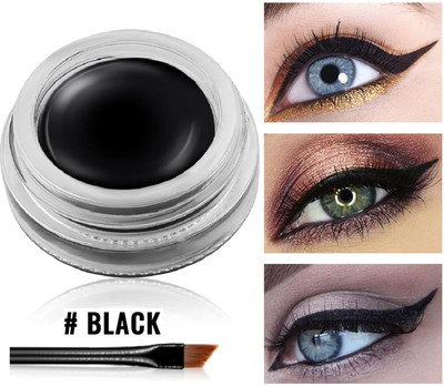 tanvi27 Intense Matte Kajal, Quick Drying Formula, One Stroke Application 5 g(BLACK)