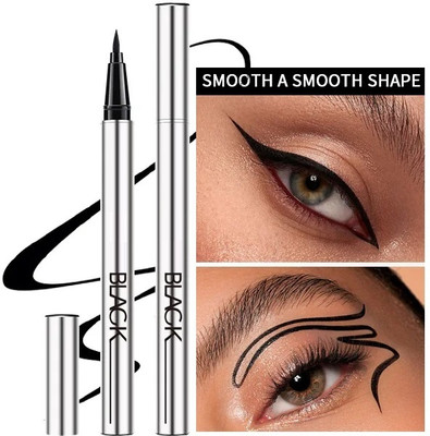 manasona Deep Black Sketch Eyeliner | Waterproof Eyeliner | Smudge-Proof Eye Liner 2 g(Black)