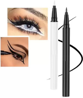 Yuency Long-lasting & Waterproof Eye Makeup Sketch Eyeliner 6 g(BLACK, WHITE)