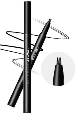 tanvi27 3 Tip Eyeliner Long Stay Waterproof 1.2 ml(Black)