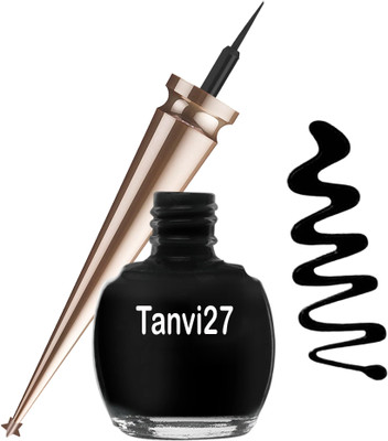 tanvi27 New Black Color Liquid Eyeliner With Quick Drying Formula 5 ml(Black)